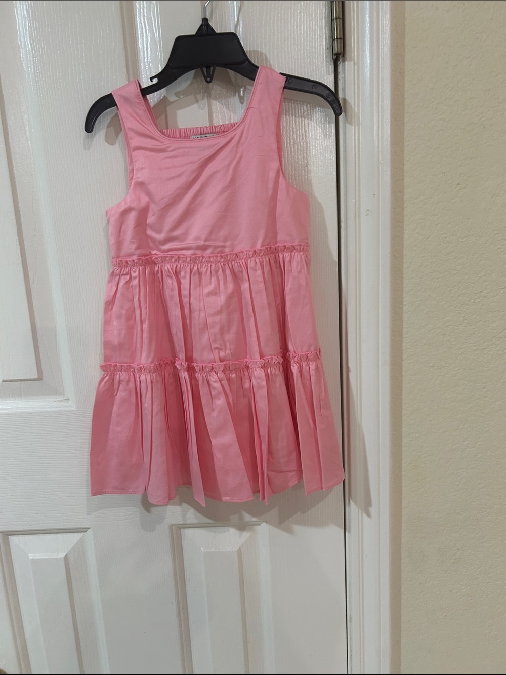 Habitual Pink Tiered Tank Dress for Kids